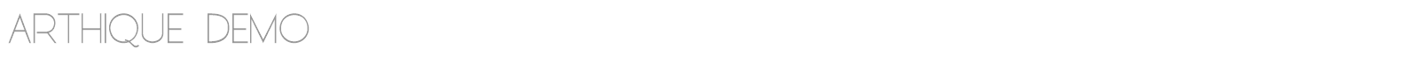 Arthique font preview